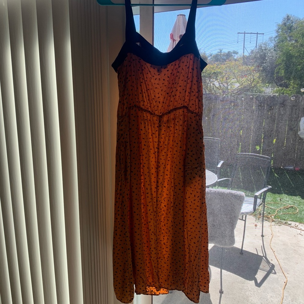 Amour Vert silk midi dress